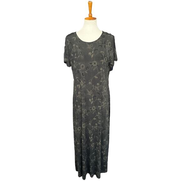 NWT Vintage Y2K 90s Witchy Whimsical Whimsigoth Goth Dark Romantic Maxi Dress - Picture 1 of 7